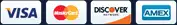 Credit card logos indicating accepted payment methods at Made Simple Heating and Air.
